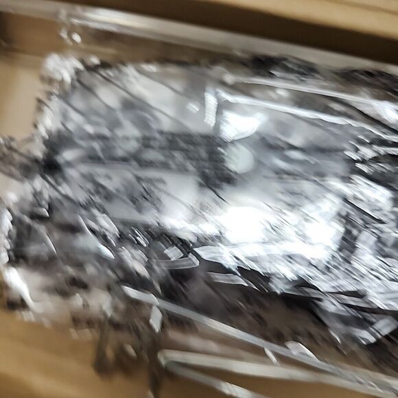 4 Set Pegboard Shelf Clear Acrylic Shelf with Metal Hooks Peg Board Organizer Ac - Picture 9 of 10